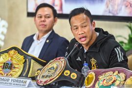 Anggota DPD Daud Yordan dan petinju Australia Kambosos "perang urat saraf" jelang duel