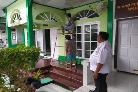 Lapas Tahuna Sangihe melakukan perbaikan masjid sambut Ramadhan