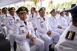 Bupati-Wabup Tapin dilantik Presiden Prabowo