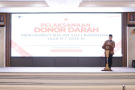 Sambut Ramadhan, Kanwil BPN Jatim gelar donor darah
