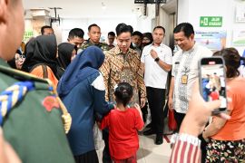 VP Gibran reviews free health screenings in Jakarta