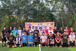 Media dan Humas Polda Kaltara Gelar Kegiatan Mini Soccer