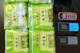 Polda Sumut tangkap  kurir delapan kilogram sabu-sabu di Labura