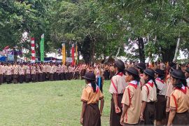1.700 pelajar di Kota Sorong ikut perkemahan Pramuka