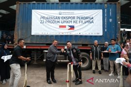 Wamen UMKM lepas ekspor produk mitra binaan  Pupuk Kaltim ke Filipina