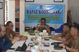 Wabup HSS ikuti rakor pengendalian inflasi daerah