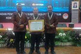 Kanwil Kemenkum Babel raih penghargaan terbaik ketiga IKPA kategori Pagu Kecil