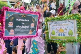 Pawai menyambut bulan Ramadhan di Depok