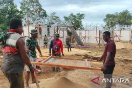 TMMD ke-123 bangun 10 rumah warga Kampung Kbusdori