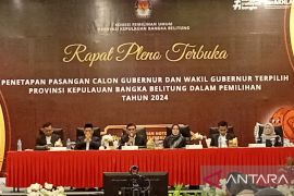 KPU tetapkan Hidayat Arsani-Hellyana sebagai Gubernur dan Wakil Gubernur Bangka Belitung