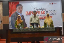 Legislator Alex Indra Lukman sosialisasi empat pilar MPR RI di Padang