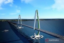Pembangunan Jembatan Selat Pulau Laut Kotabaru Kalsel berlanjut