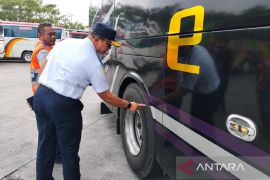 Dishub Sumut uji kelaikan ratusan kendaraan umum sambut  mudik lebaran