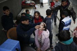 Dalam 2 hari, vaksinasi polio di Gaza jangkau 454.000  anak