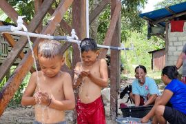 Dua Sumur Bor Buatan Satgas TMMD 123 di Tarakan Sudah Dinikmati Warga