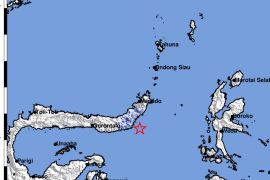 Stasiun Geofisika Manado  catat 62 kali gempa susulan usai gempa utama