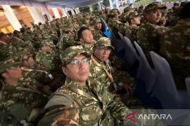 Dipimpin Presiden, Rico Waas-Zakiyuddin ikuti upacara parade senja