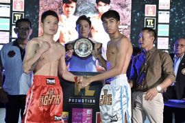 Huang hadapi Chomart untuk rebut juara kelas bulu super WBA Asia Timur