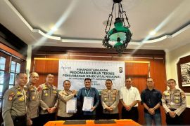 Apical dan Polda Riau tandatangani pedoman kerja pengamanan Objek Vital Nasional
