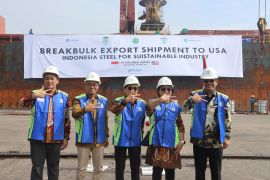 Krakatau Steel ekspor 5.000 ton baja ke Amerika Serikat