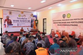 Kansar Pangkalpinang gelar tasyakuran peringatan Hari Bakti HUT Ke-53 Basarnas