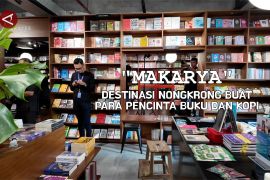 &ldquo;Makarya&rdquo; destinasi nongkrong buat para pencinta buku dan kopi