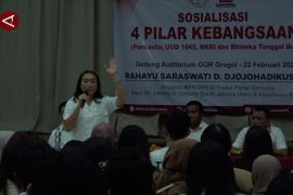 Wakil Komisi VII DPR RI sosialisasikan pentingnya 4 Pilar Kebangsaan
