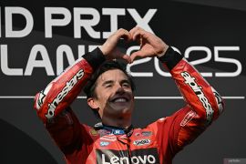 Marc Marquez menangi balapan Sprint MotoGP Argentina