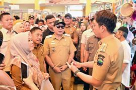 Hari pertama kerja usai retreat, Bupati Radityo Egi Pratama inspeksi ke Pasar Natar
