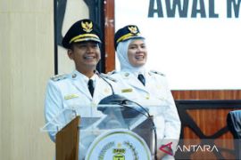 Wali Kota Banjarmasin HM Yamin sampaikan pidato pertama di DPRD