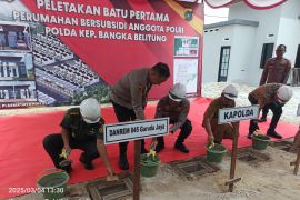 Polda Babel ground breaking perumahan subsidi untuk ratusan anggota