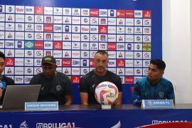 Liga 1 - Pelatih Arema akui pertahanan Malut United solid
