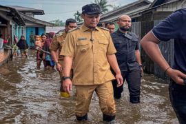 Ratusan KK di Pekanbaru terdampak banjir luapan Sungai Siak