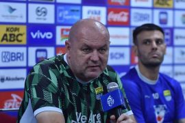 Pemain Persib Bandung dibekali latihan individual selama liburan