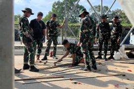 Pemkab Bogor target tujuh jembatan putus akibat bencana kembali sambung sebelum Idul Fitri
