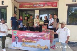 KONI Bekasi peduli turut bantu korban banjir di Tambun Utara