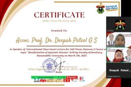 FKG Unhas menggelar kuliah tamu dari Mahsa University Malaysia