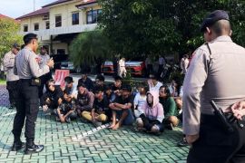 Polresta Banjarmasin ringkus 20 remaja saat patroli cegah tawuran