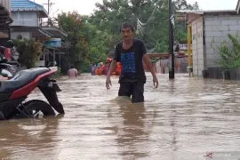 Banjir di Balikpapan ketinggian air capai 1 meter