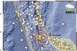 Gempa magnitudo 5,4 goyang Banda Aceh jelang shalat tarawih