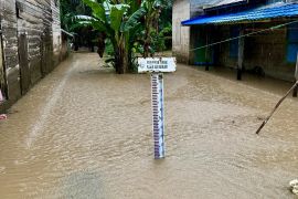 Tunggul Nangka Kabupaten Banjar terendam banjir satu meter