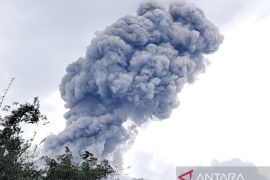 PGA sebut tinggi kolom abu erupsi Marapi Sabtu pagi tidak teramati