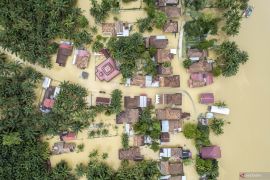 Enam kecamatan di Tebo terdampak banjir akibat meluapnya Sungai Batanghari