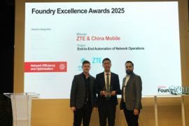 Solusi Kolaborasi Multiagen China Mobile dan ZTE Raih GSMA Foundry Network Efficiency and Optimisation Award