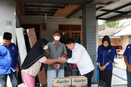 Lagi, Ricky Anthony gerak cepat bantu korban kebakaran di Stabat