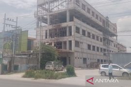 Crane proyek rumah sakit di Blora jatuh, lima meninggal dunia