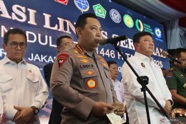 Kapolri sebut puncak arus mudik diperkirakan pada 28--30 Maret