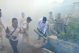 Komisi VII DPR RI turun langsung lakukan pengasapan di Sidoarjo