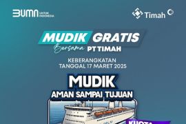 PT Timah Tbk gelar mudik gratis aman sampai tujuan
