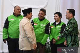 Presiden Prabowo umumkan ojek daring bakal mendapat THR